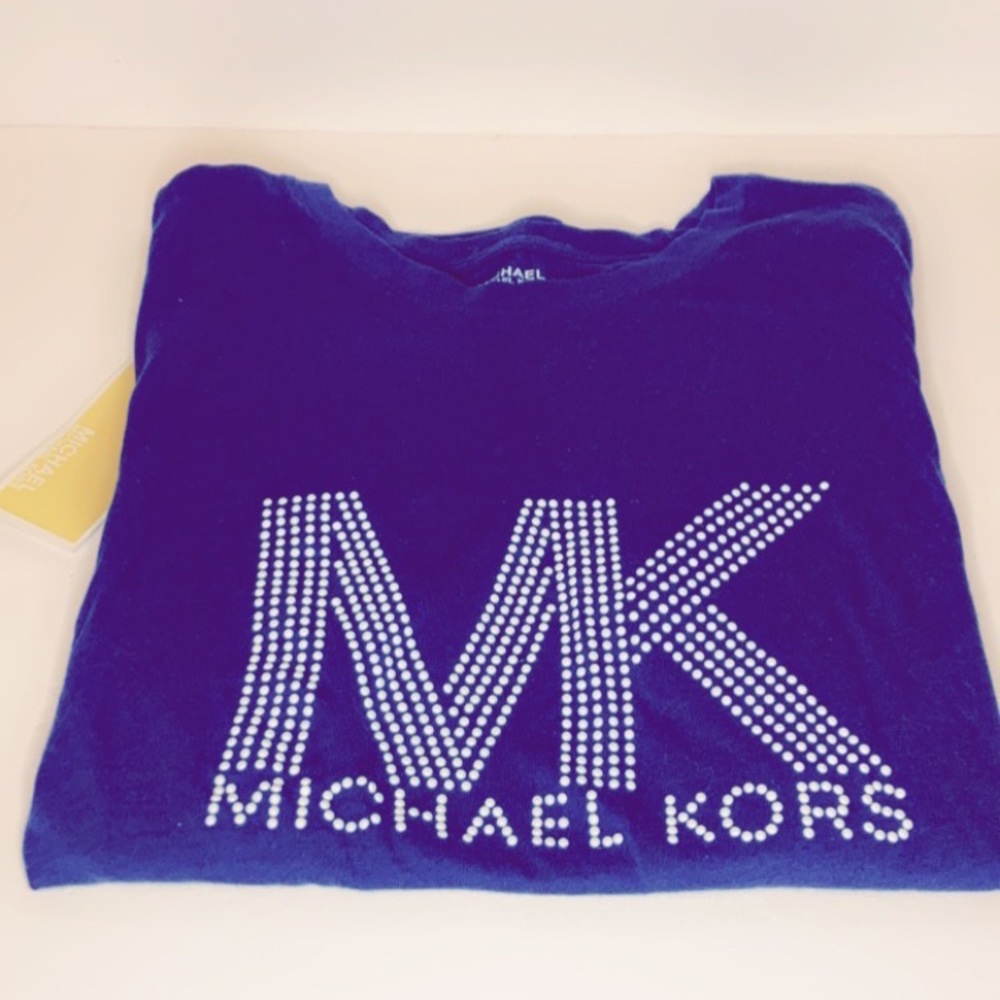 MICHAEL KORS True Navy Basic T-Shirt